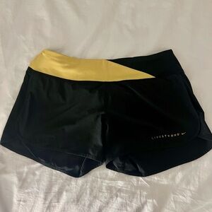 Nike Livestrong Dri-FIT Running Shorts - Size Medium